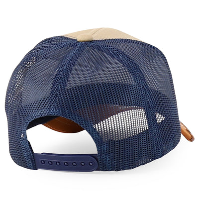 Jesus Saves Embroidered Curved Bill Trucker Cap - Maximus Echo