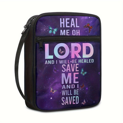 Man of God Bible Cover | Durable Leather Book Sleeve, Gift for Women, Spiritual Design Maximus Echo