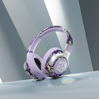 Wireless Gaming Headphones with Wireless 5. 3, 360° Stereo Sound, Lightweight Foldable Design, Noise Cancelling Mic, Type-C Charging & USB-C Cable, Call & Music Clear Voice - Maximus Echo