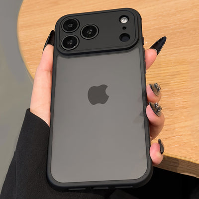 Stylish Matte Translucent Shock-Resistant Cover Designed for Iphone 17 Pro Max, 17 Air, 16, 15, 14, And 13 Pro Max, Suitable for Both Men And Women in Black, Phone Case, Purple Case Maximus Echo