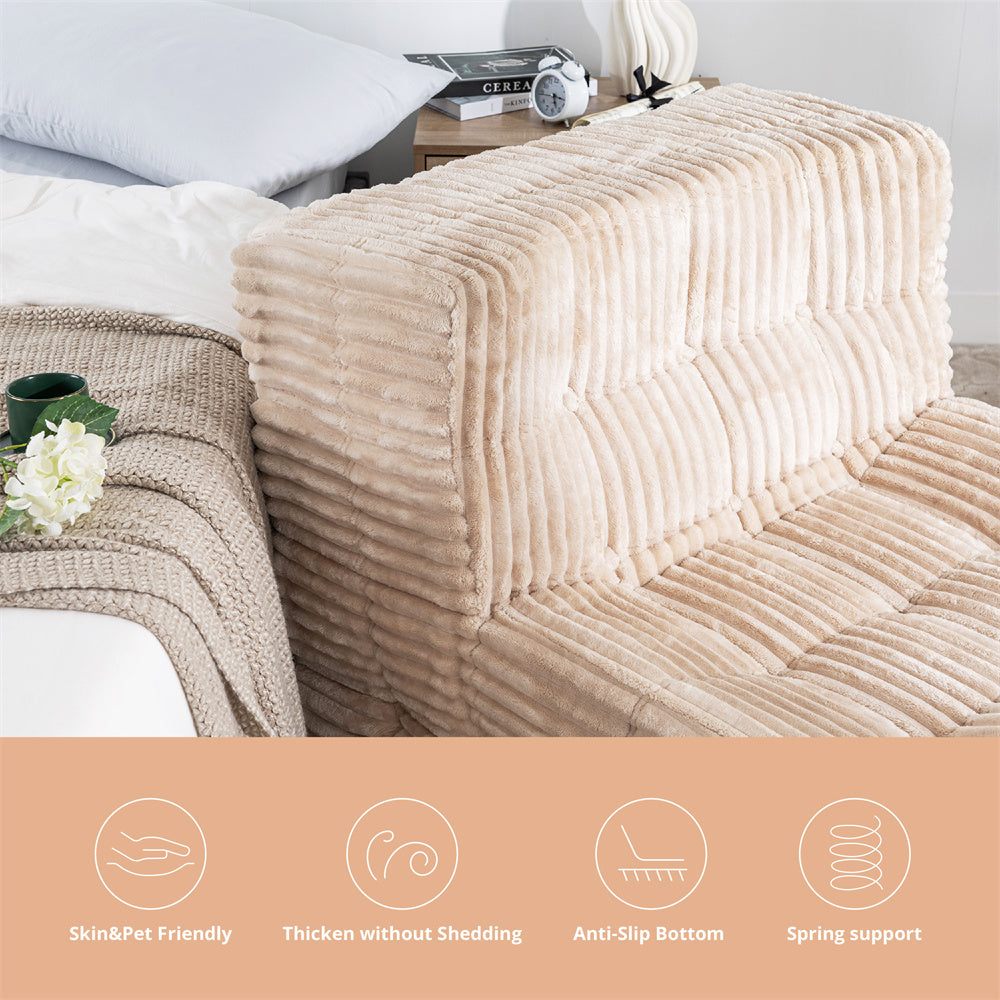 Bean Bag Beanbag Chair for Adults Fireside Floor Togo Sofa with High Density Comfortable Memory Foam for Living Room, Bedroom - Maximus Echo