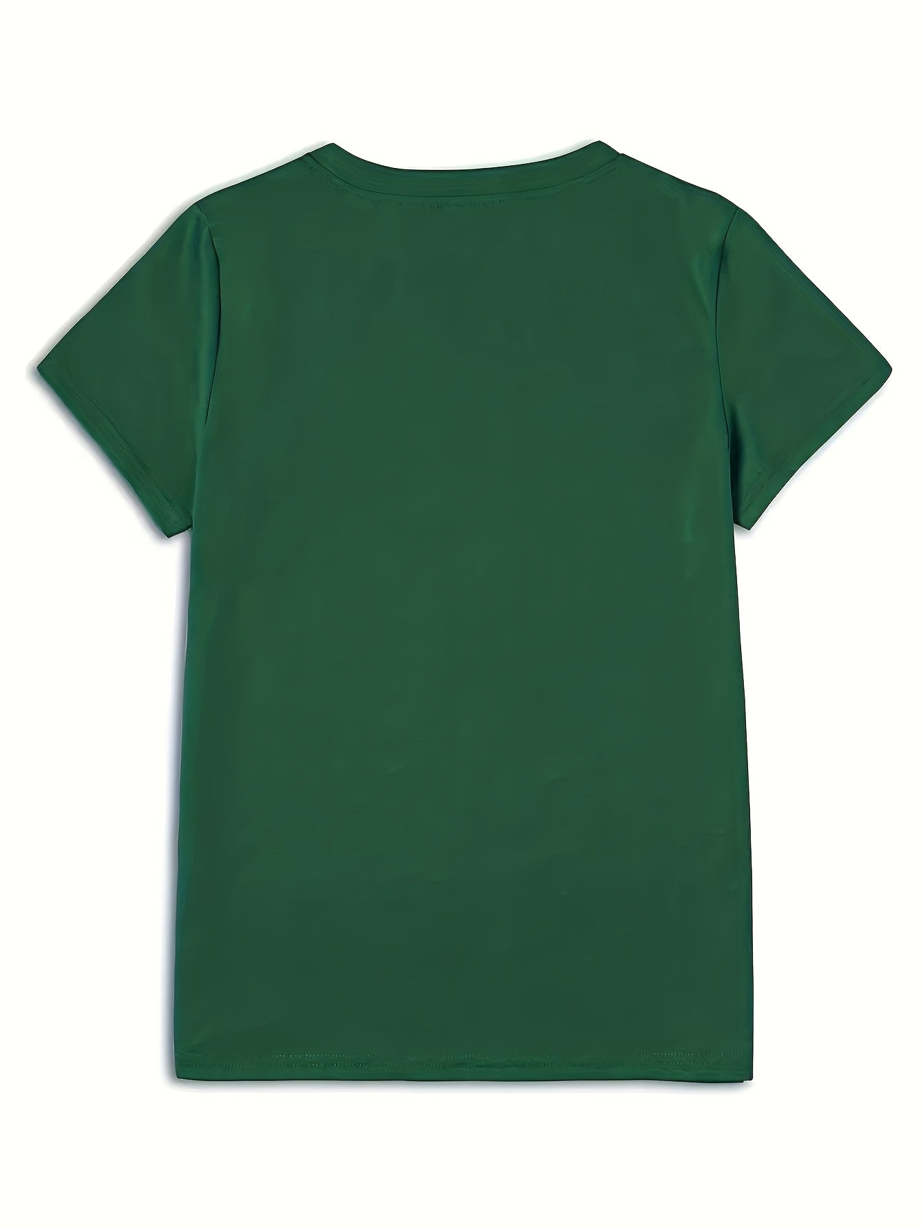 Fashionable Women'S T-Shirt - Comfortable And Relaxed, Simple Round Neck, Suitable for Elegant Casual Tops, Locally Shipped, Summer Pure Top, a Must-Have for Elegant Summer Parties. - Maximus Echo