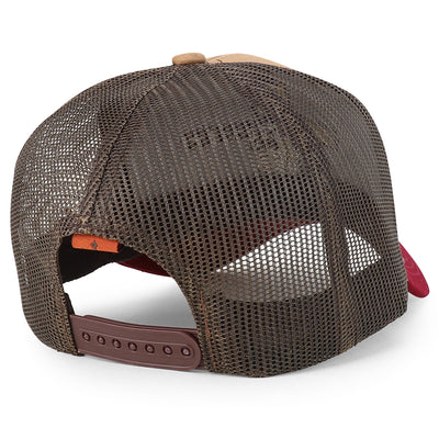 Jesus Saves Embroidered Curved Bill Trucker Cap - Maximus Echo