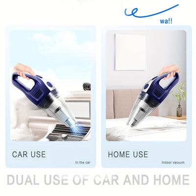 Car Vacuum Cleaner 5000pa Strong Suction, Powerful Handheld Wireless, USB Charging Long Working, Car Accessories For Men Women, Suitable For Cars, Homes, Offices, Pet Hair Cleaning - Maximus Echo