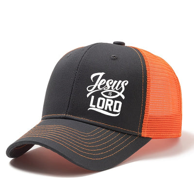 [ Jesus is Lord Cap]  Men'S Quality Mesh Baseball Cap - Maximus Echo