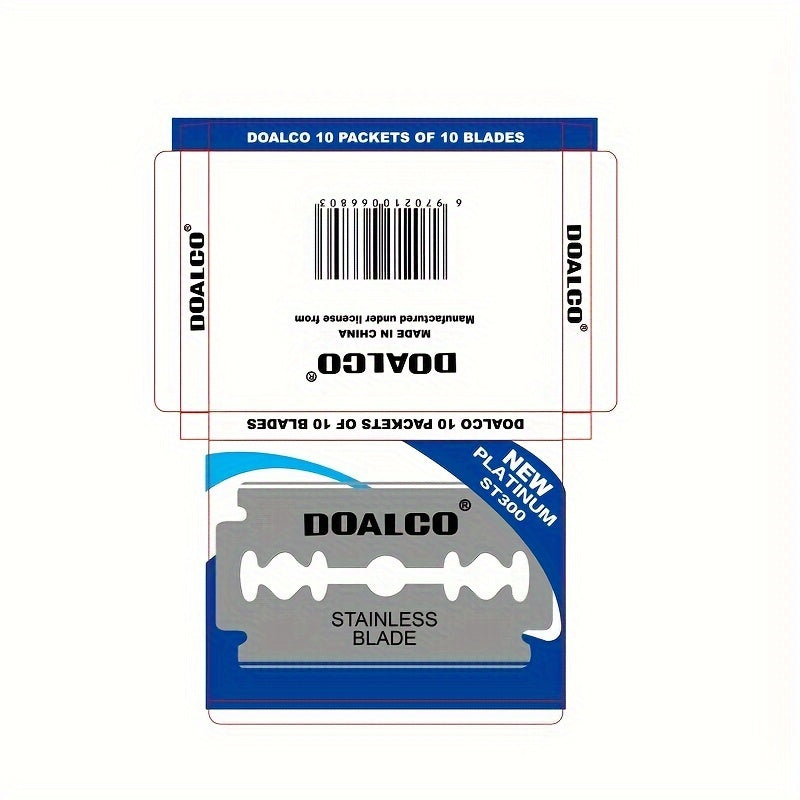 10/100pcs Stainless Steel Double-sided Blade - Maximus Echo