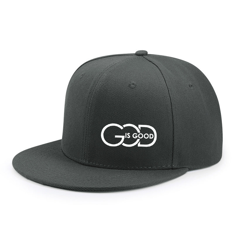 Lightweight Adjustable Unisex| Urban Streetwear Hat with "GOD IS GOOD" Design, 5 Colors (Black/Grey/Green/Navy/Red), Breathable Material - Maximus Echo
