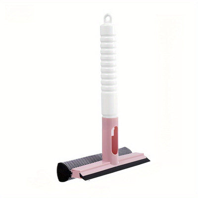 1pc 3-in-1 Glass Cleaning Spray with Dual-Sided Rubber Broom & Microfiber Cloth Maximus Echo