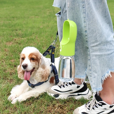 Portable Dog Water Bottle - Leakproof Pet Drinking Bottle with Bowl for Travel and Outdoor Activities - Maximus Echo
