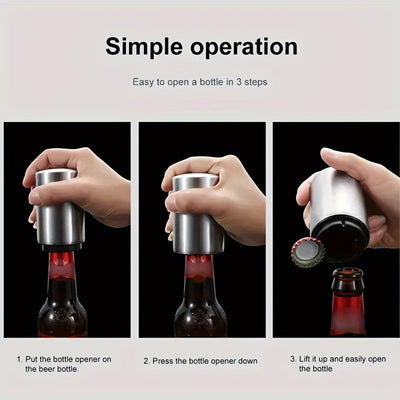 1pc Stainless Steel Magnetic Beer Bottle Opener Maximus Echo