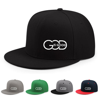 Lightweight Adjustable Unisex| Urban Streetwear Hat with "GOD IS GOOD" Design, 5 Colors (Black/Grey/Green/Navy/Red), Breathable Material - Maximus Echo
