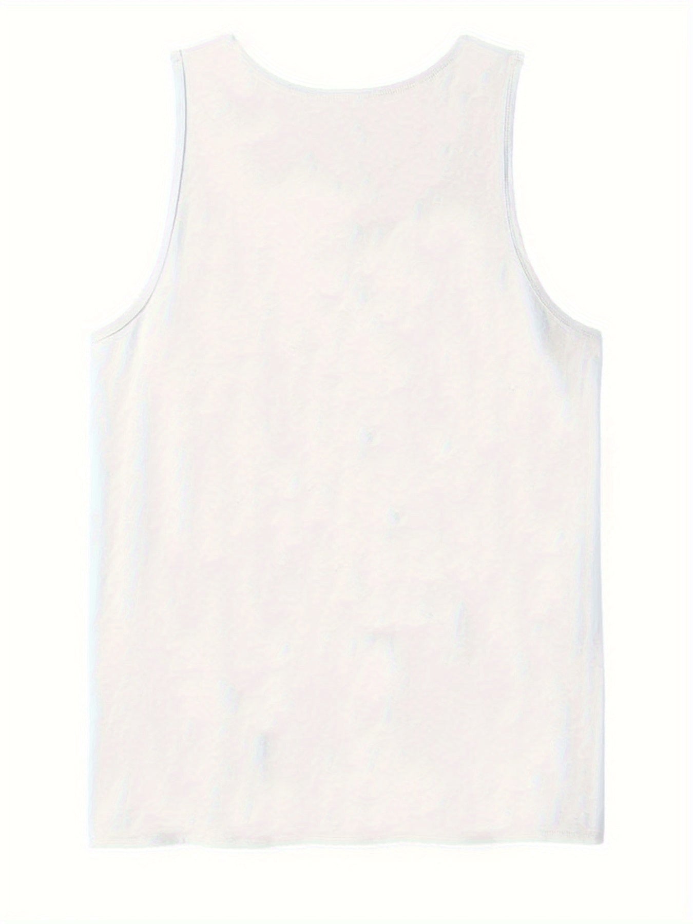 Men's Breathable Cotton Tank Top - "Never Give Up" Motivational Sleeveless Summer Shirt - Maximus Echo