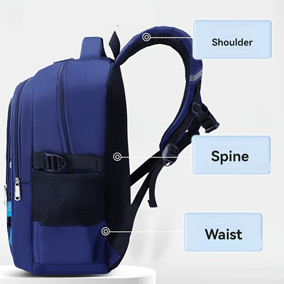 Elementary school students schoolbag boys 1-3-6 grades 6-12 years old lightweight Maximus Echo