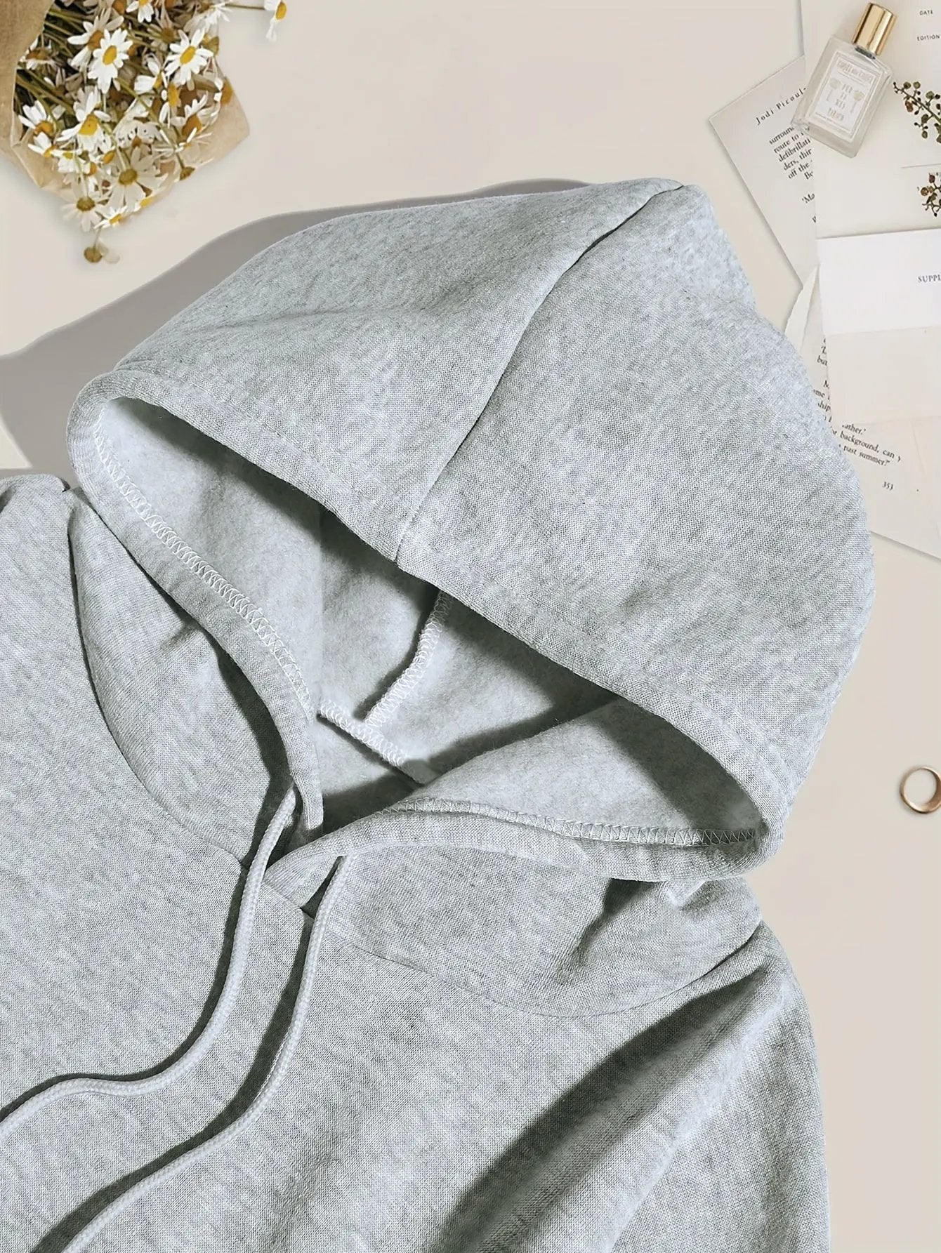 Women's Casual Beige Hoodie with Bold "I'M NOT for EVERYONE"